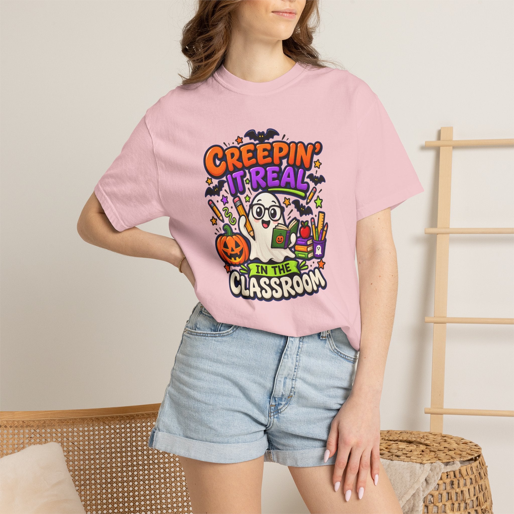 Creepin' It Real in the Classroom Halloween T-Shirt