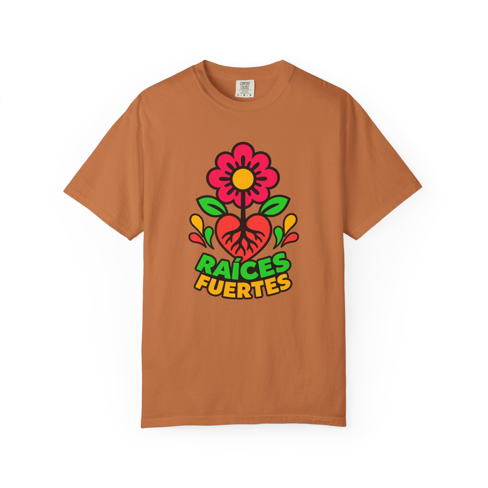 Raíces Fuertes Latino Heritage Heavyweight Tee 🌺❤️