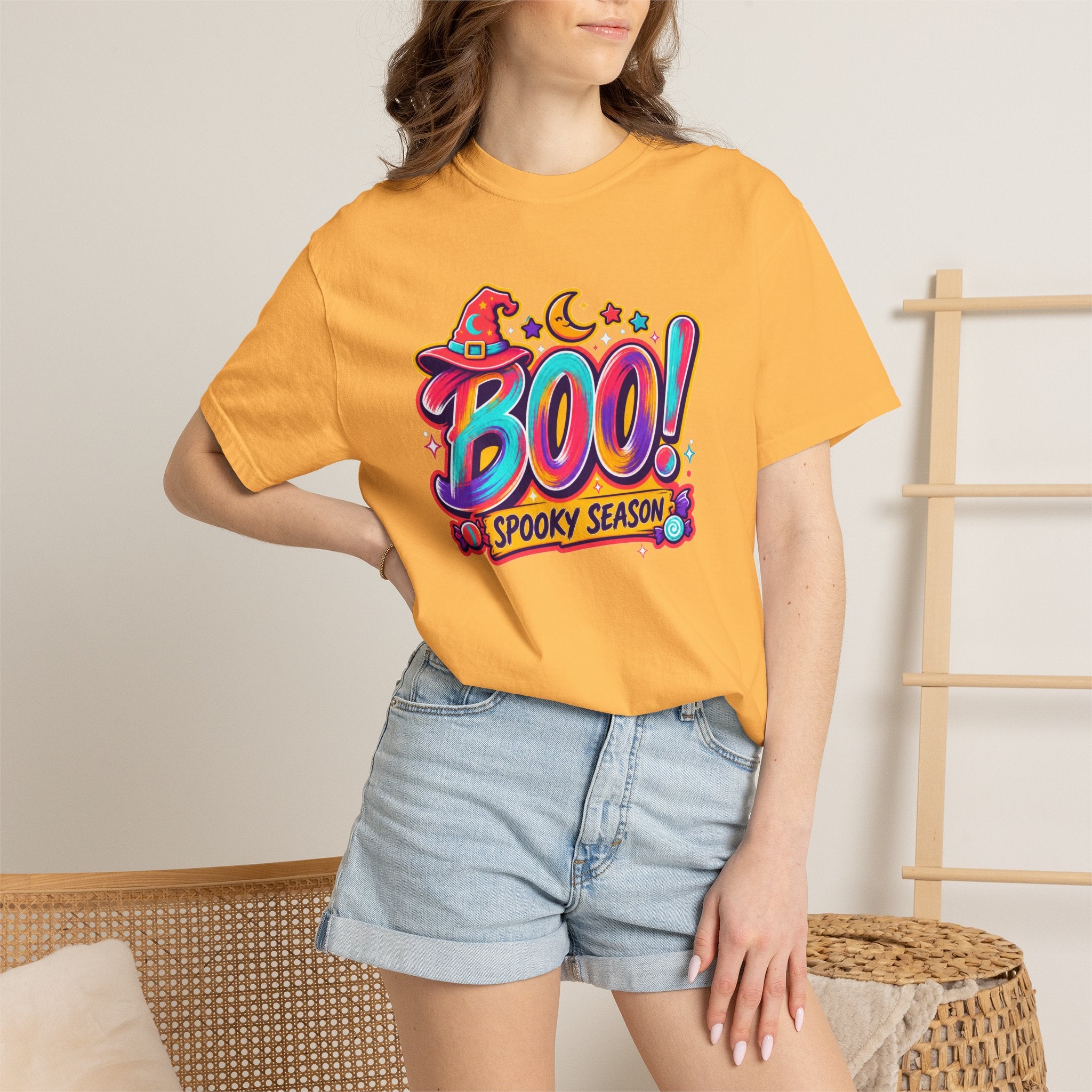 BOO! Spooky Season Heavyweight Tee 🎃✨