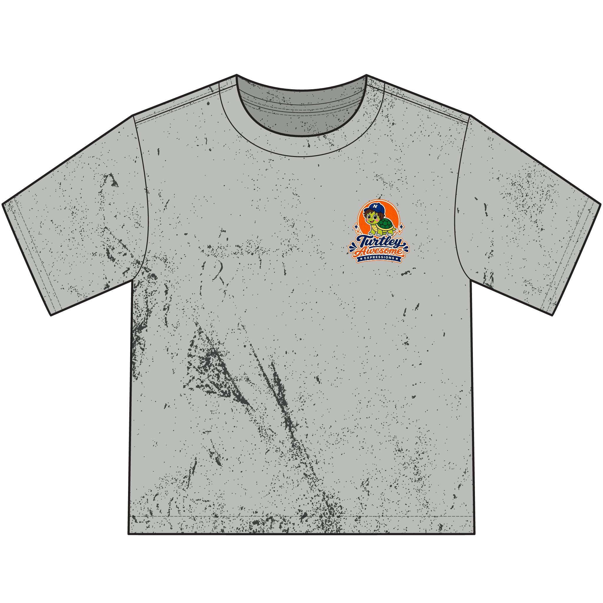 Turtley Awesome Distressed Youth Comfort Colors® Tee 🐢✨