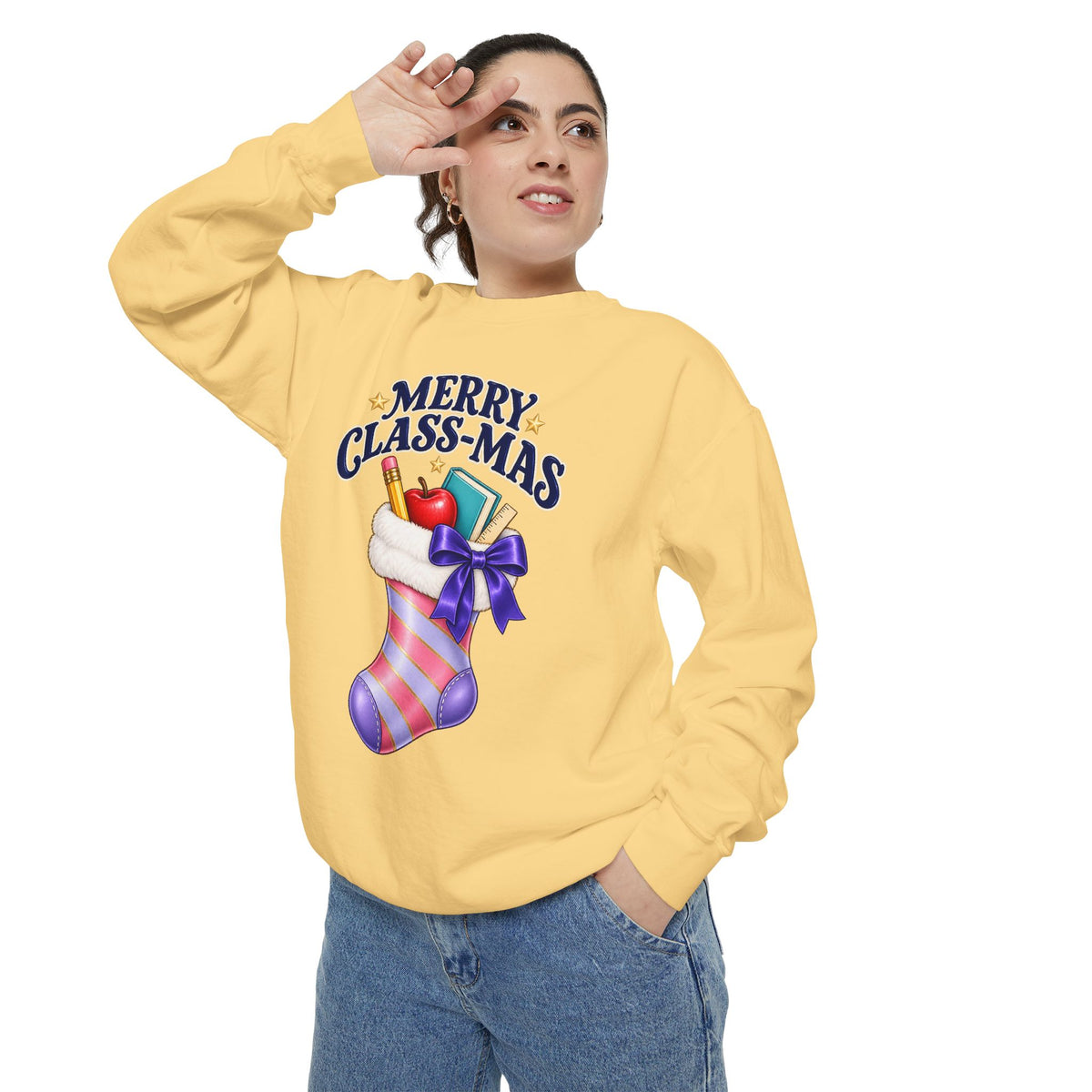 Merry Class-Mas Teacher Christmas Sweatshirt