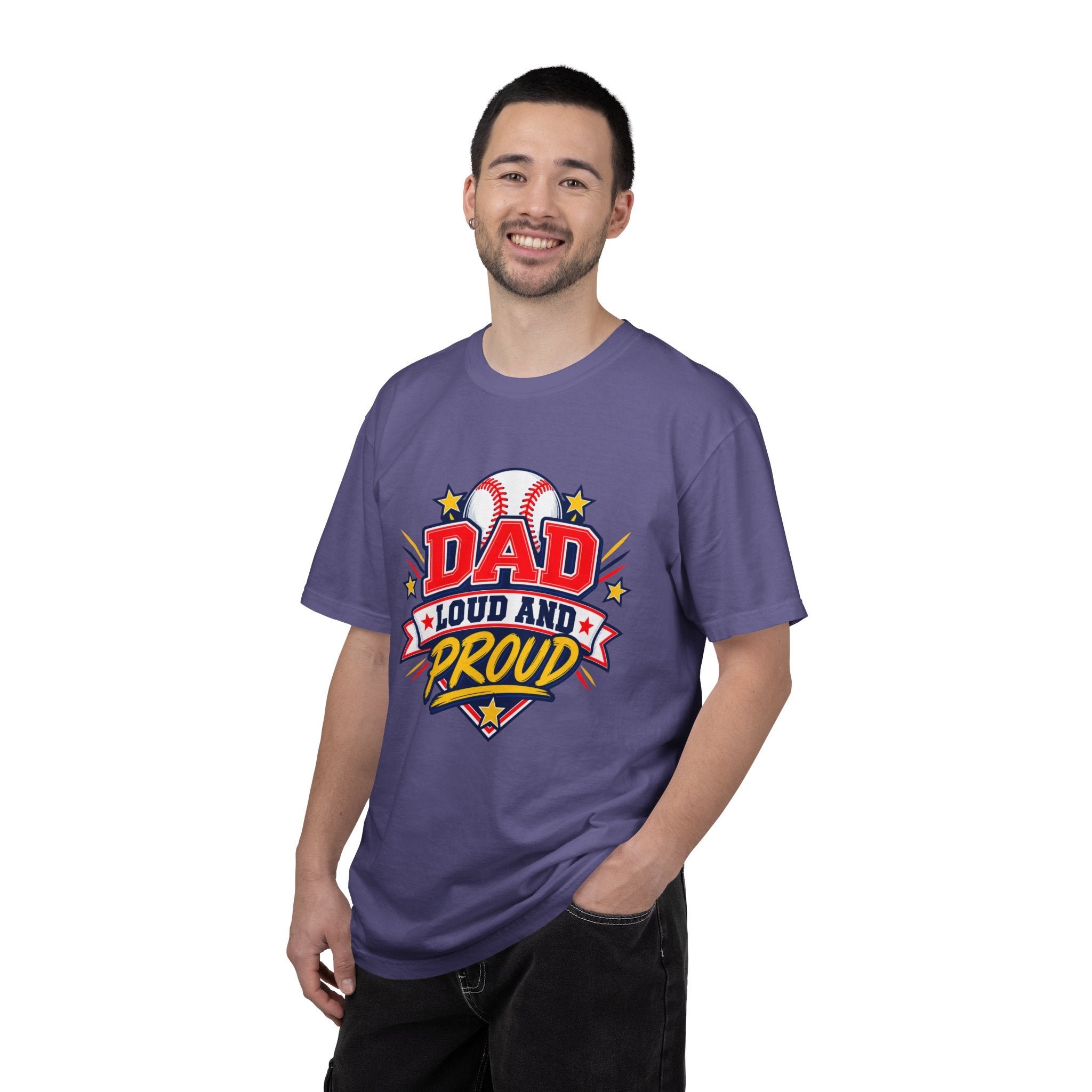 Baseball Dad Loud and Proud Comfort Colors® Tee ⚾️⭐