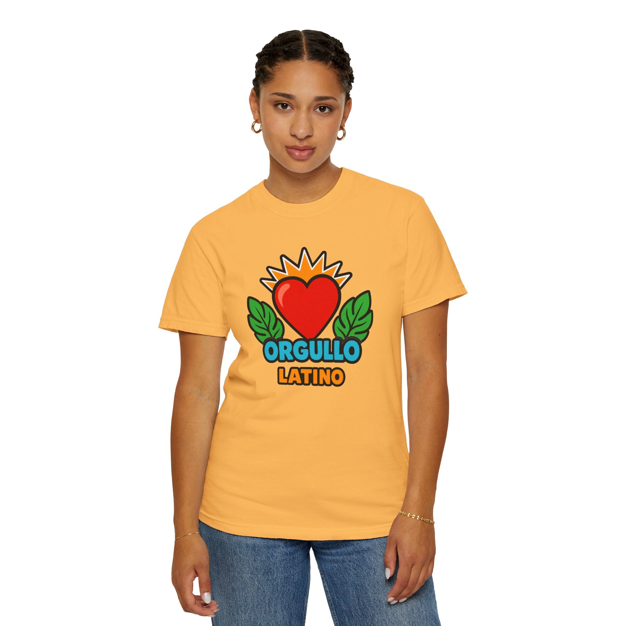 Orgullo Latino Heritage Heavyweight Tee ❤️🌿