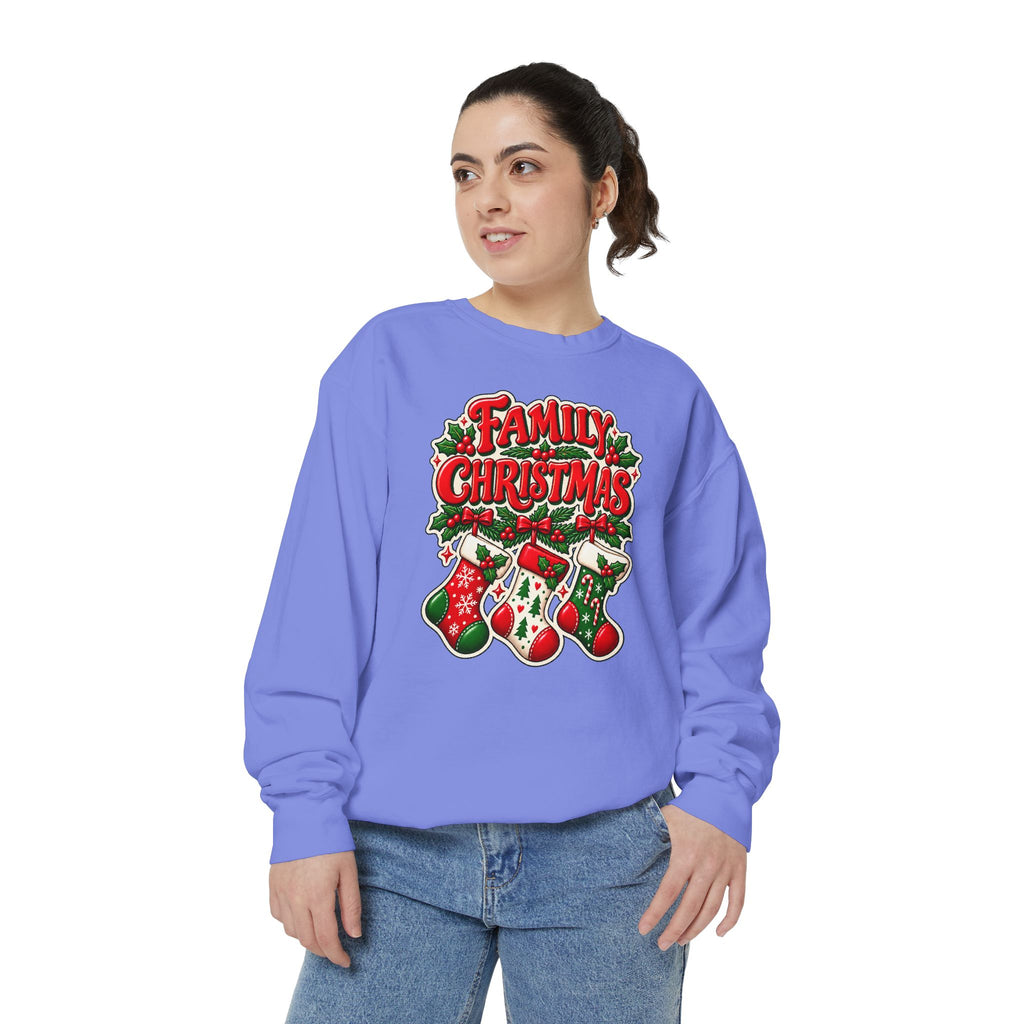 Family Christmas Stocking Holiday Sweatshirt