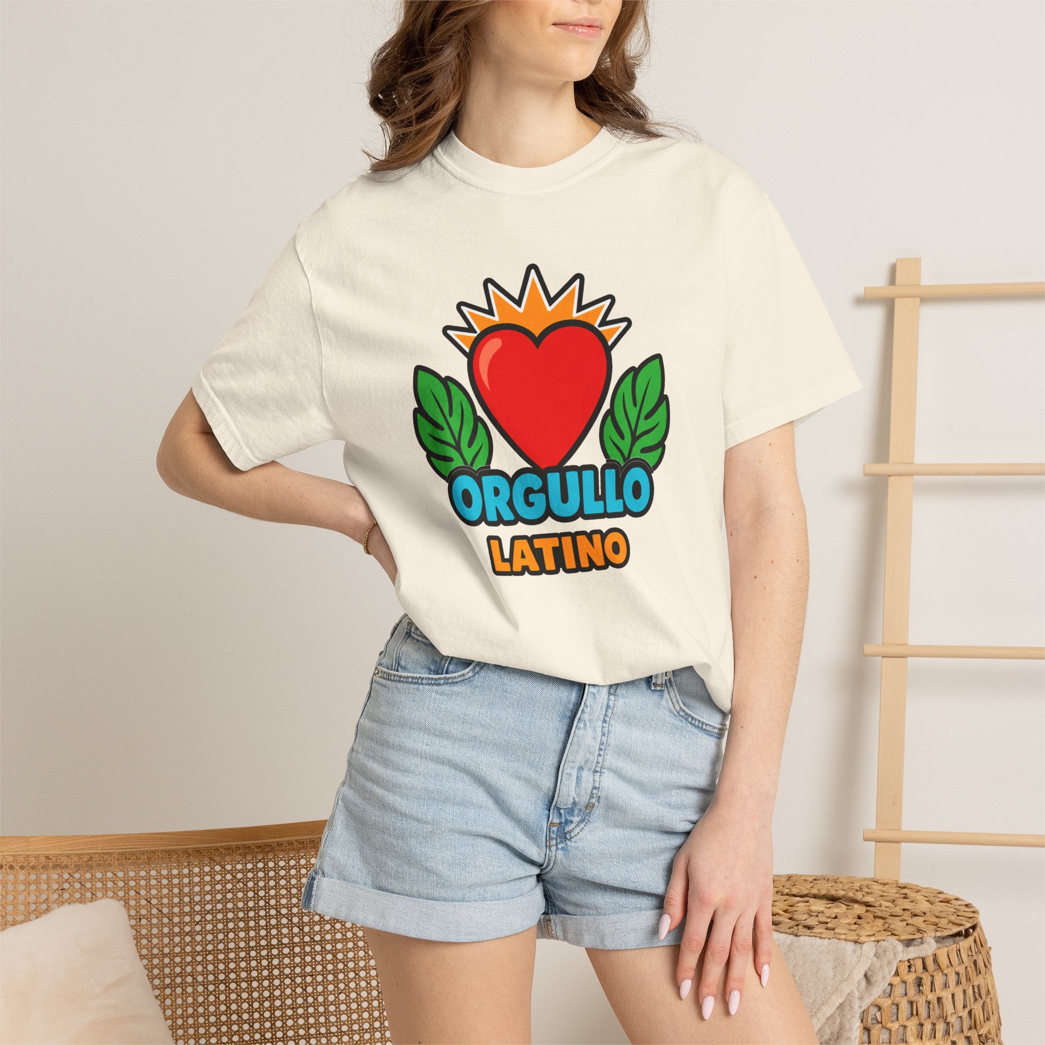 Orgullo Latino Heritage Heavyweight Tee ❤️🌿