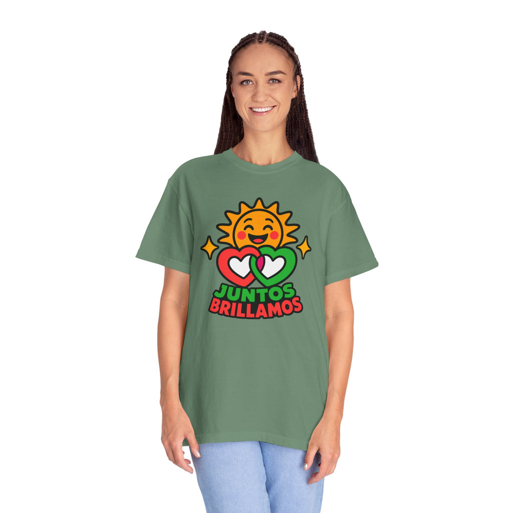 Juntos Brillamos Latino Heritage Heavyweight Tee ☀️❤️