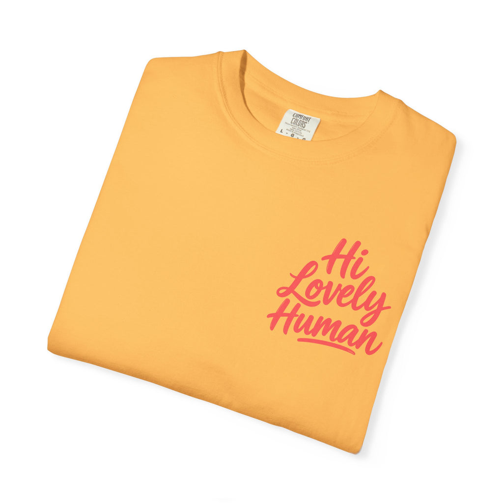Hi Lovely Human Navy Garment-Dyed Comfort Colors® T-Shirt