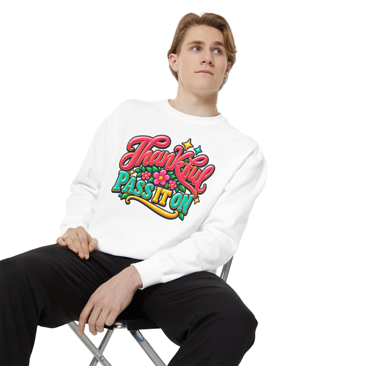 Thankful - Pass It On Sweatshirt