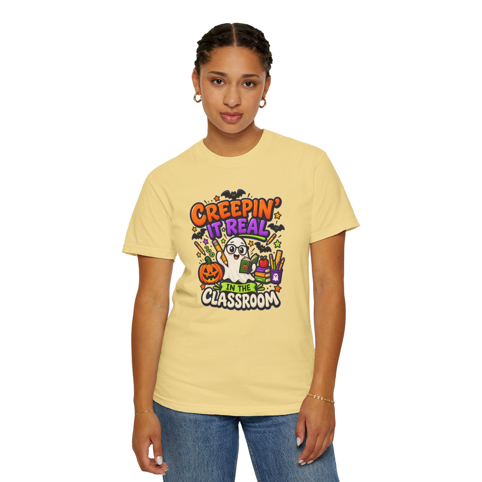 Creepin' It Real in the Classroom Halloween T-Shirt