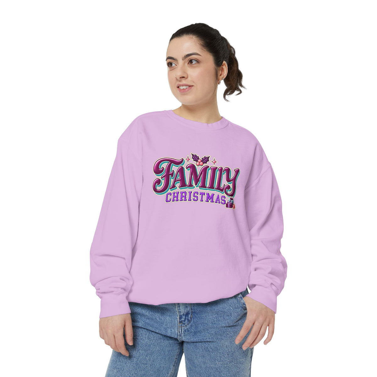Family Christmas Retro Holiday Sweatshirt
