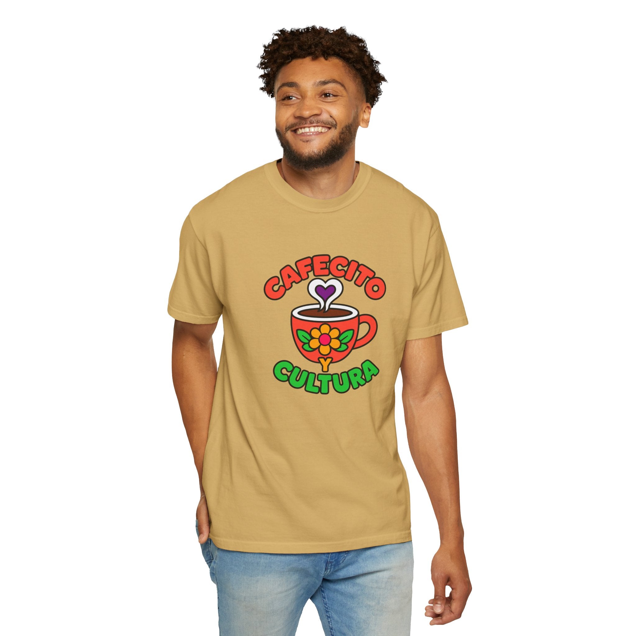Cafecito Y Cultura Heavyweight Tee ☕🌼