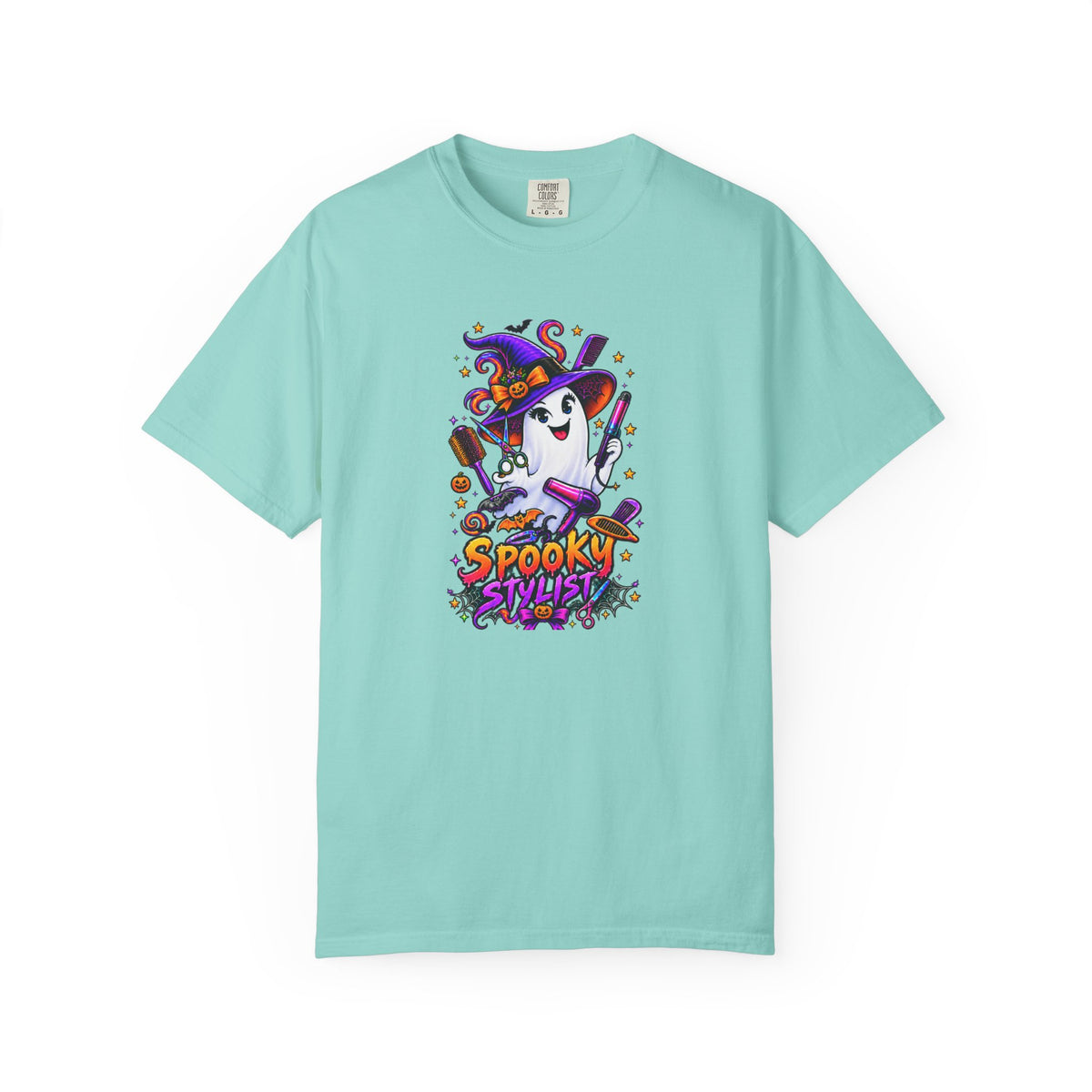 Spooky Stylist Halloween Tee – Adult Unisex Beauty Salon Party Shirt