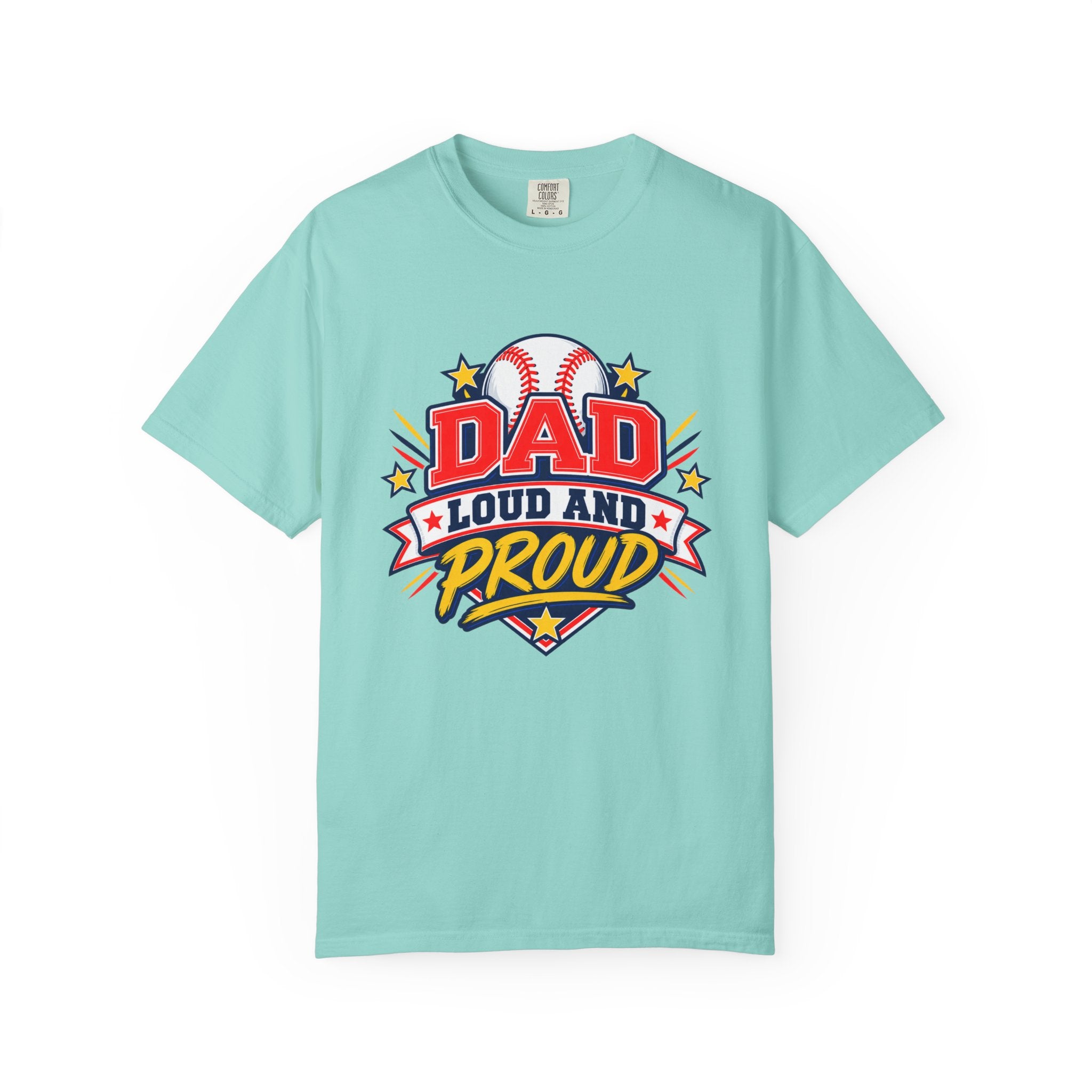 Baseball Dad Loud and Proud Comfort Colors® Tee ⚾️⭐