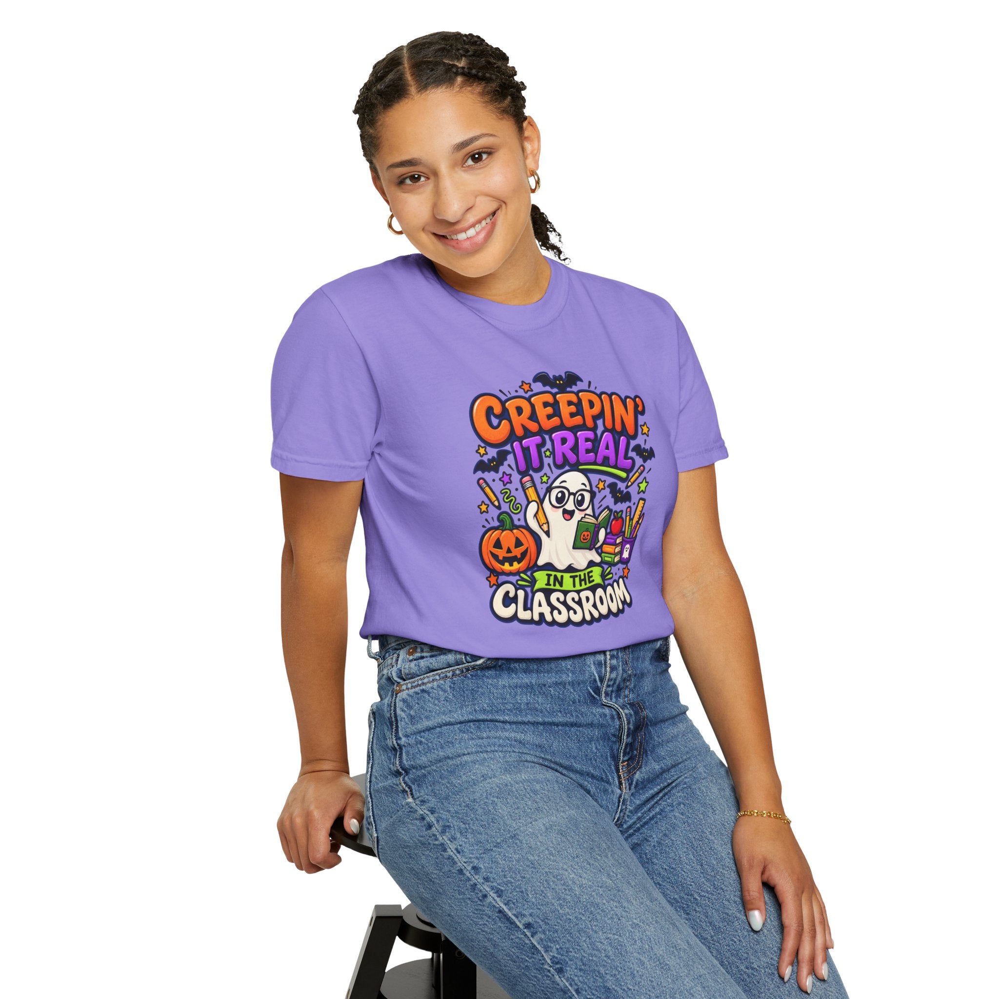 Creepin' It Real in the Classroom Halloween T-Shirt