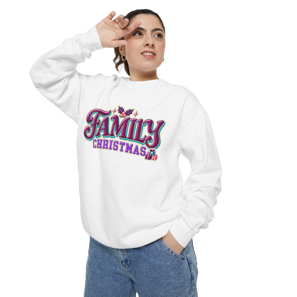 Family Christmas Retro Holiday Sweatshirt