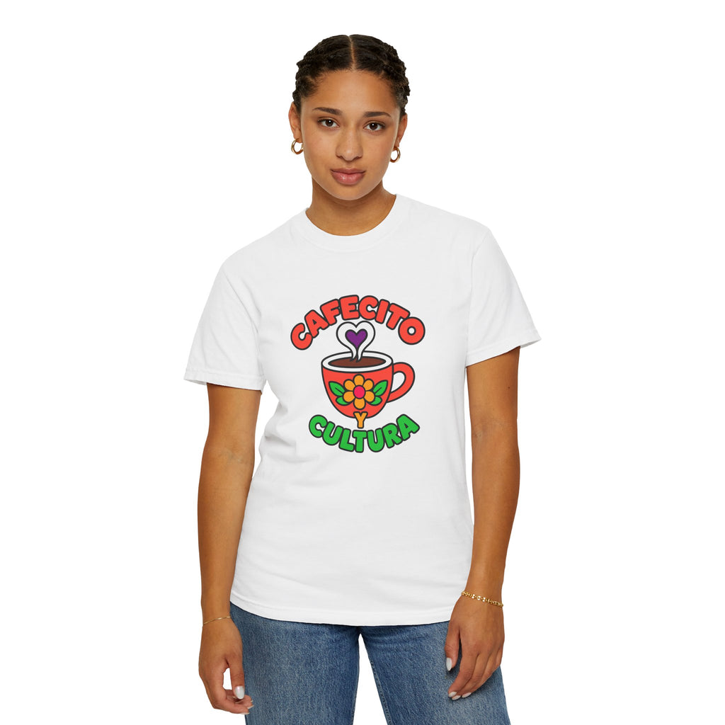 Cafecito Y Cultura Heavyweight Tee ☕🌼