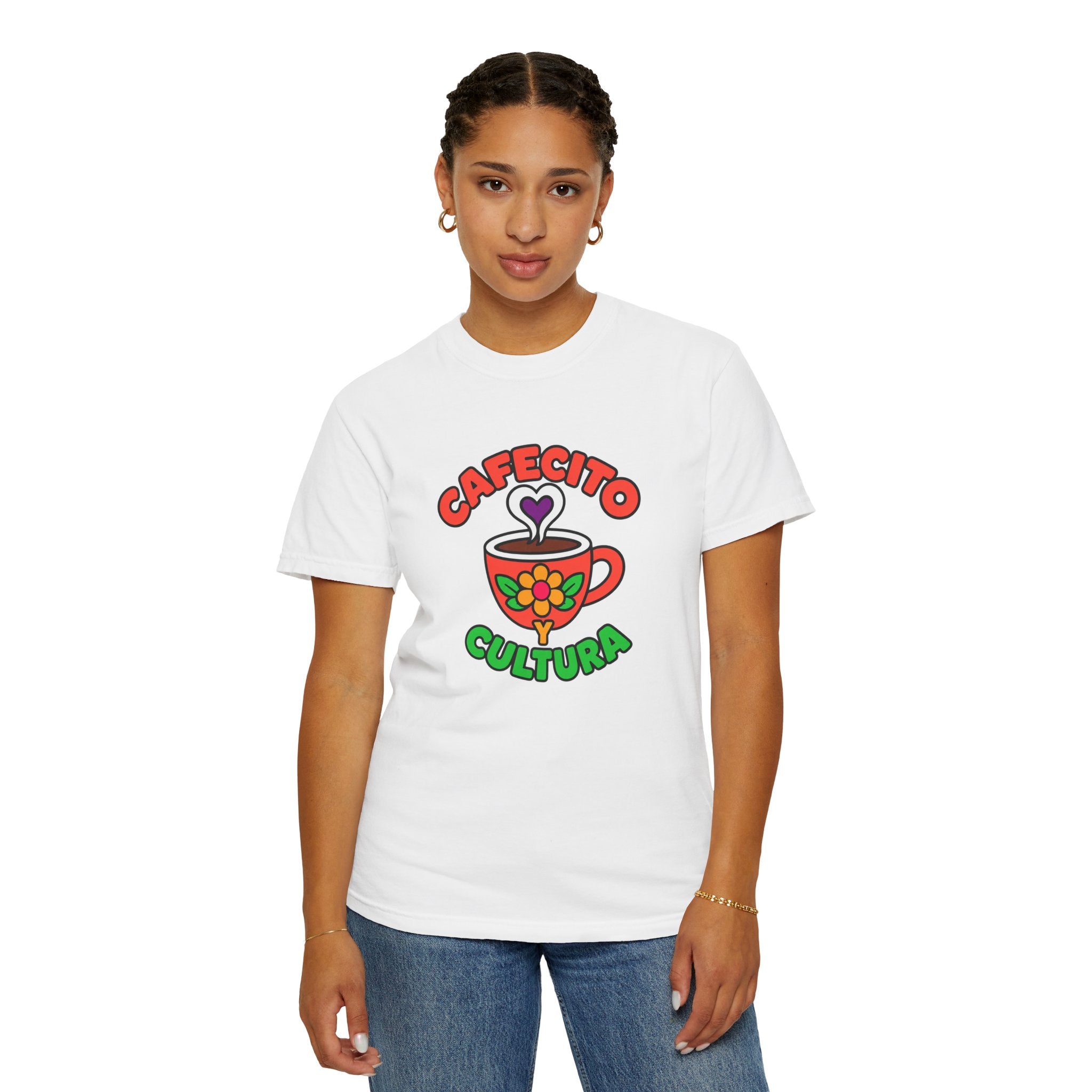Cafecito Y Cultura Heavyweight Tee ☕🌼