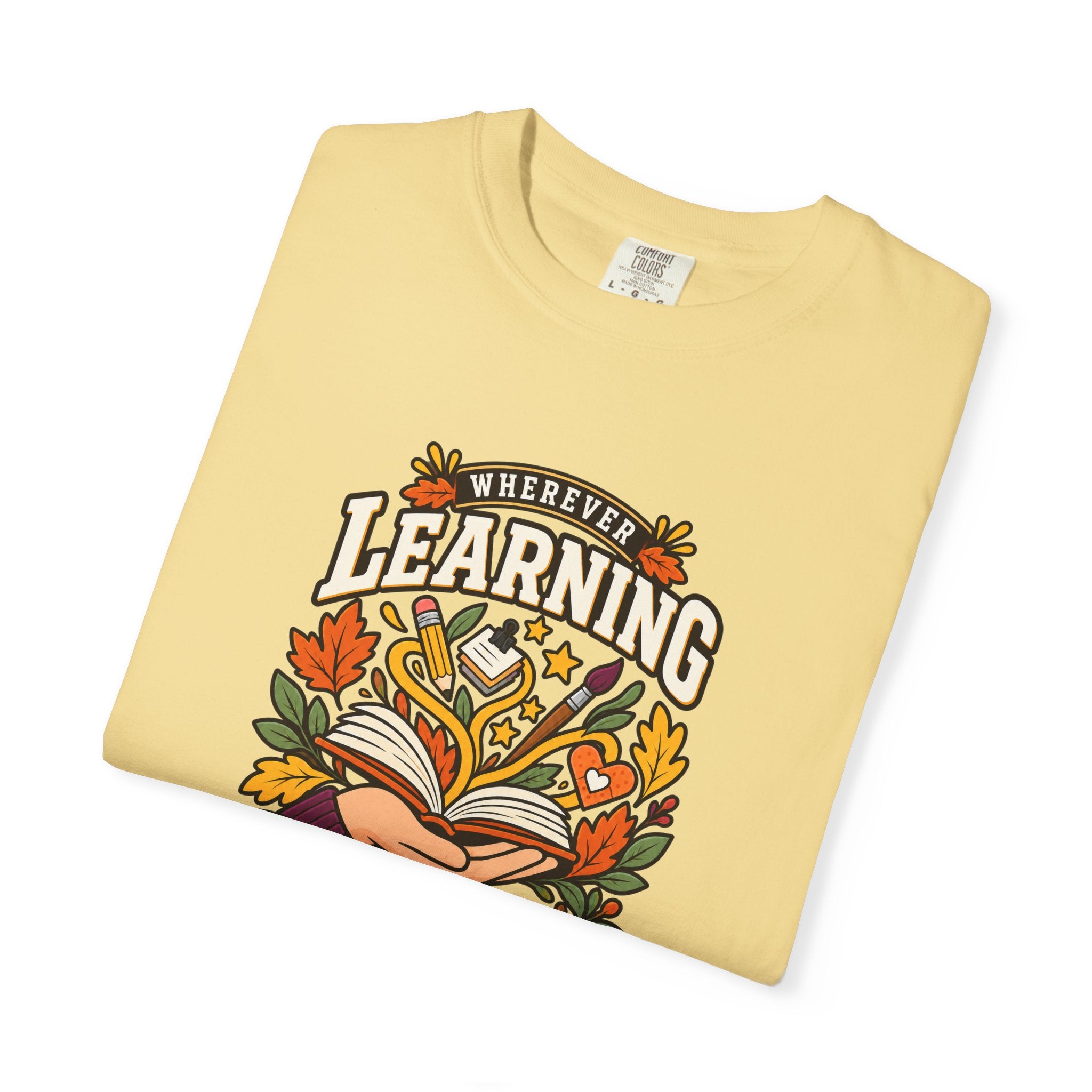 Wherever Learning Needs a Hand Teacher Heavyweight Tee 🍎📚