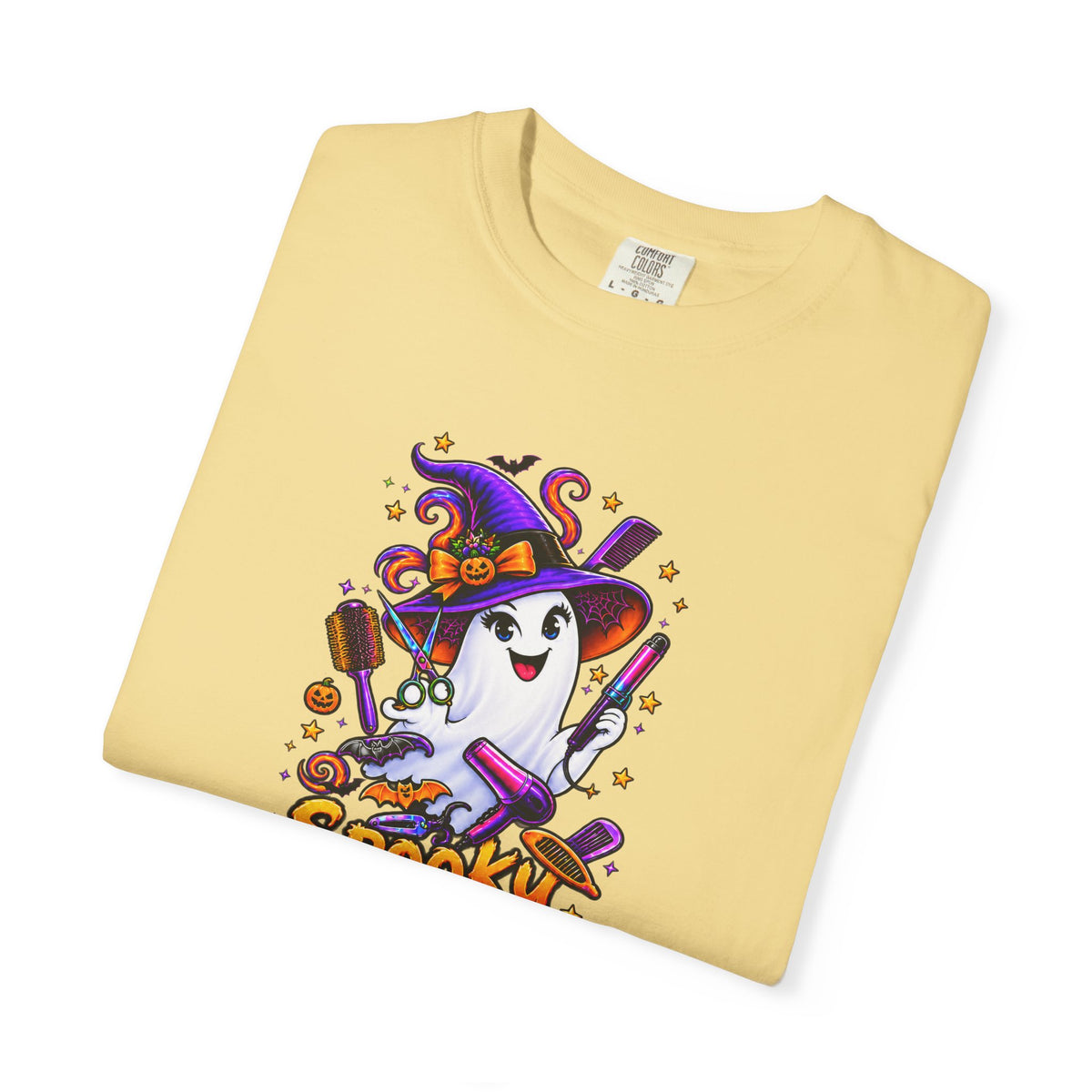 Spooky Stylist Halloween Tee – Adult Unisex Beauty Salon Party Shirt