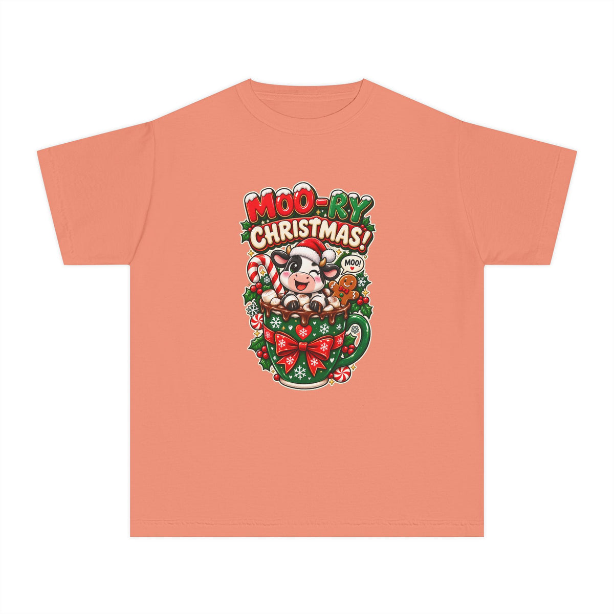 MOO-RY Christmas Youth Tee