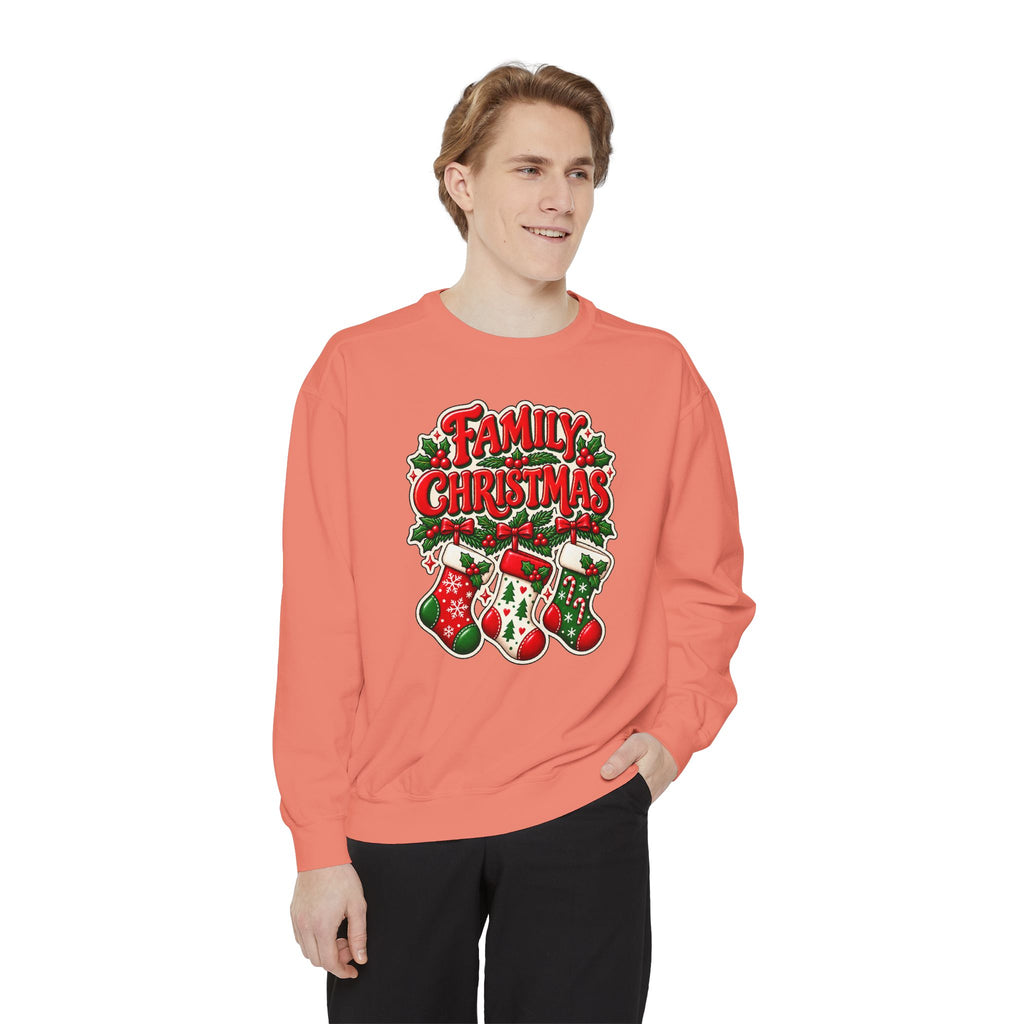 Family Christmas Stocking Holiday Sweatshirt