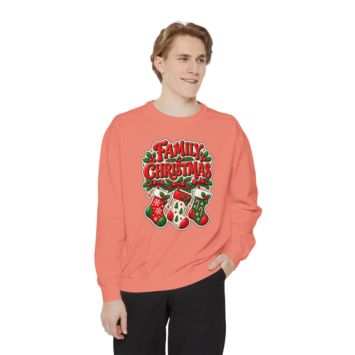 Family Christmas Stocking Holiday Sweatshirt