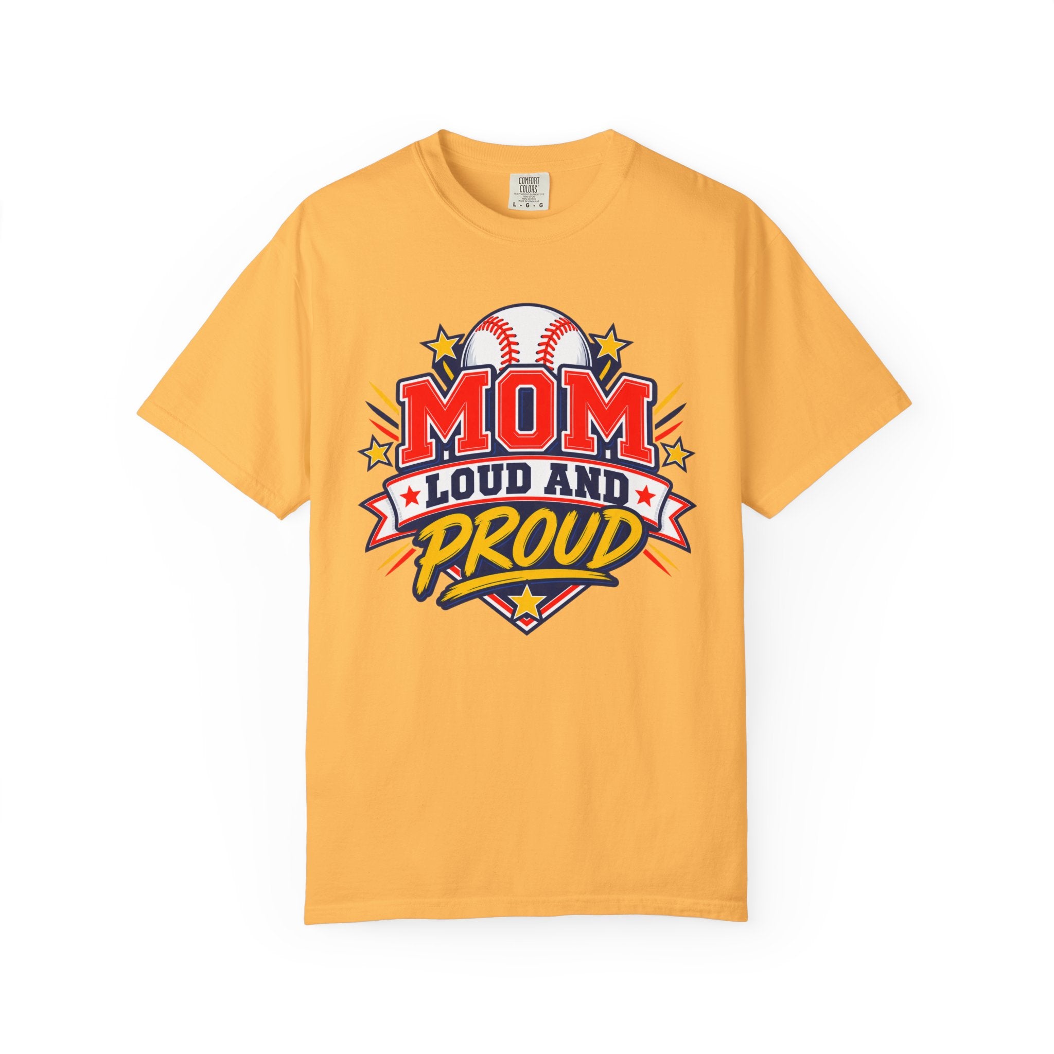 Baseball Mom Loud and Proud Comfort Colors® Tee ⚾️💙