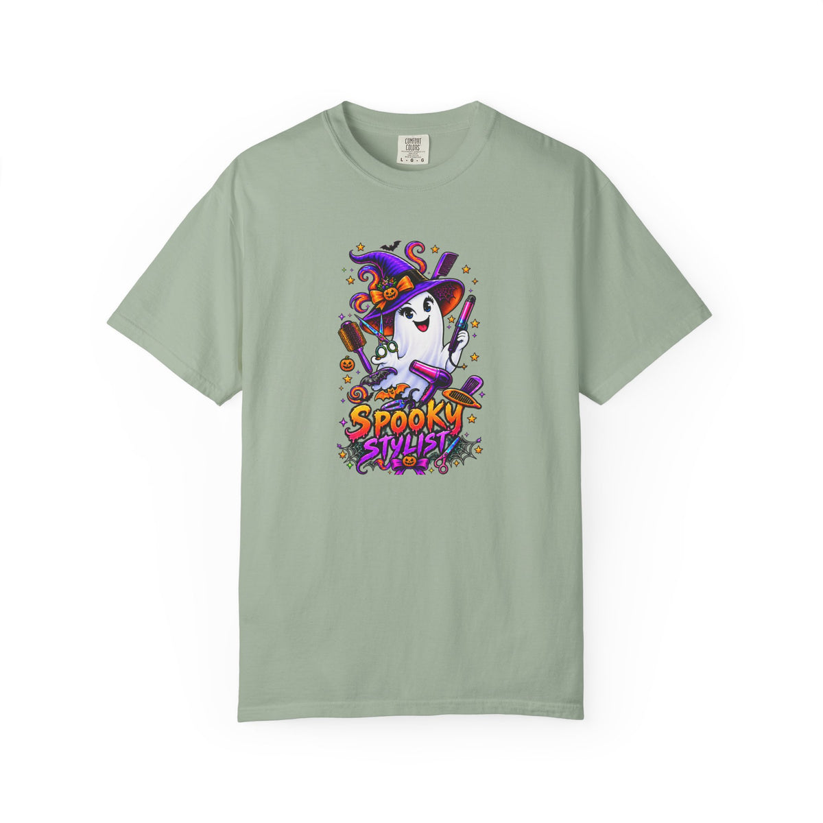 Spooky Stylist Halloween Tee – Adult Unisex Beauty Salon Party Shirt