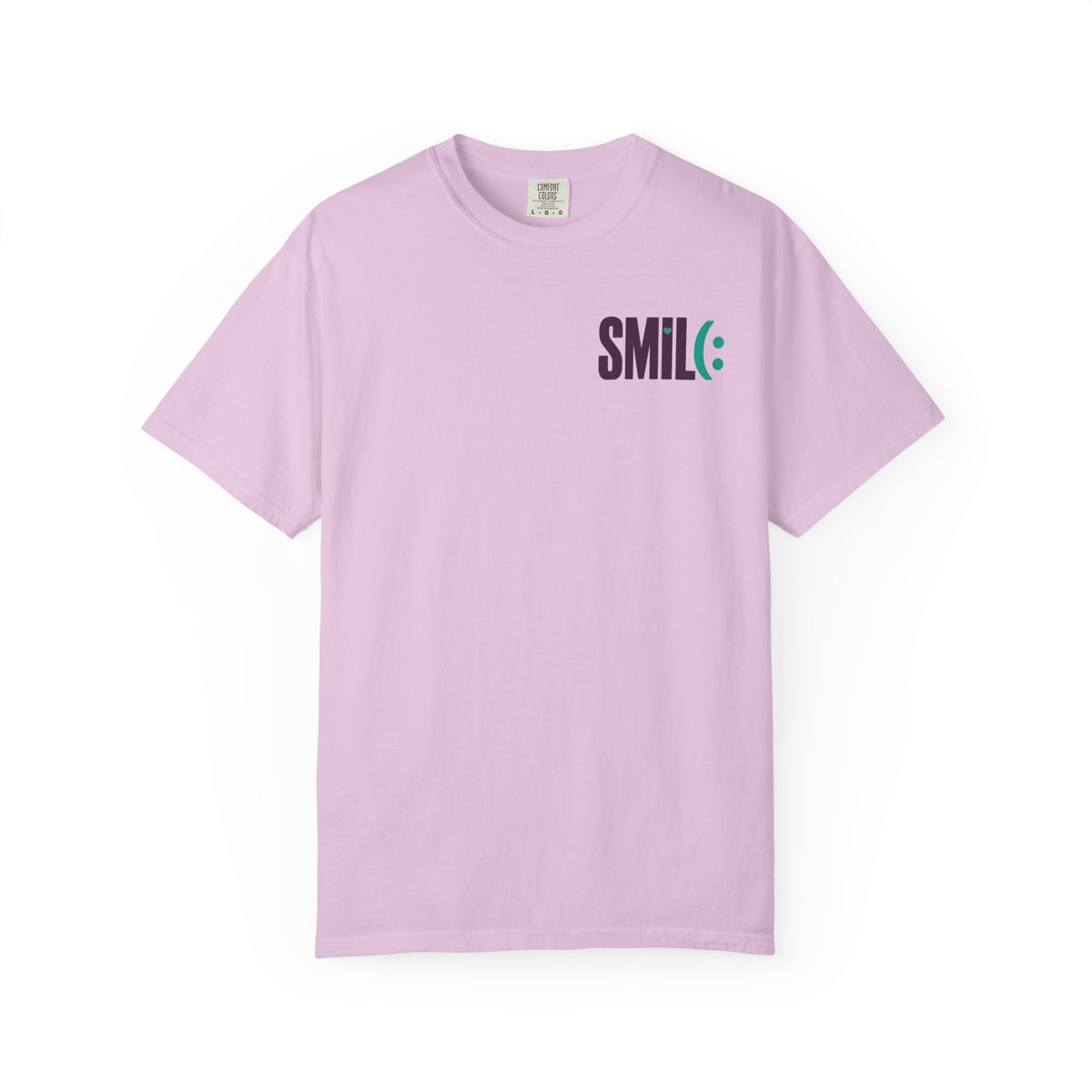 SMILE IT’S FREE! Front and Back Garment-Dyed Tee