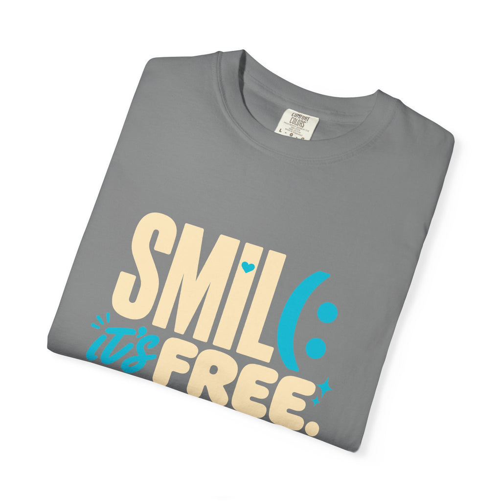 SMIL(: It’s Free Garment-Dyed Graphic Tee