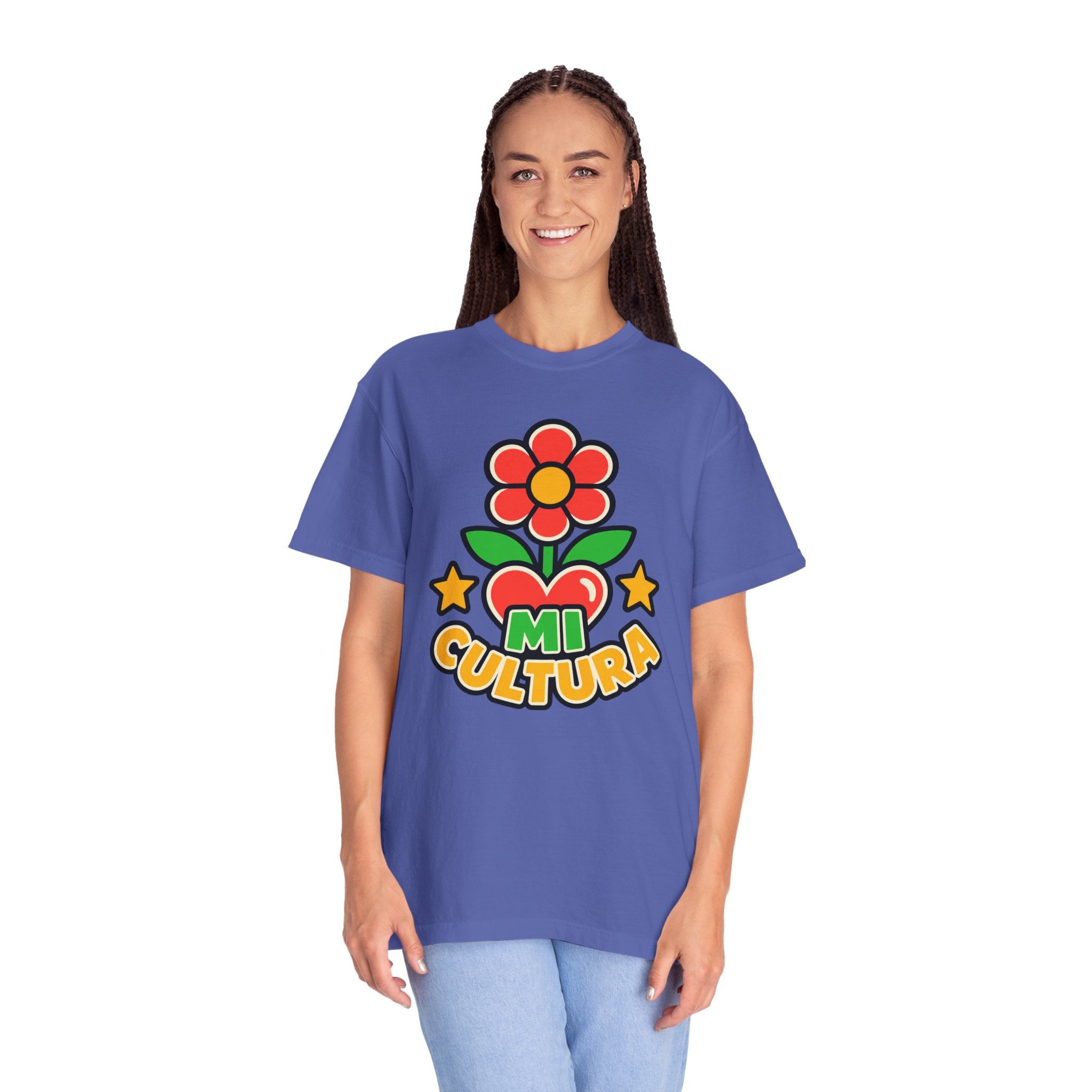 Mi Cultura Latino Heritage Heavyweight Tee 🌺❤️