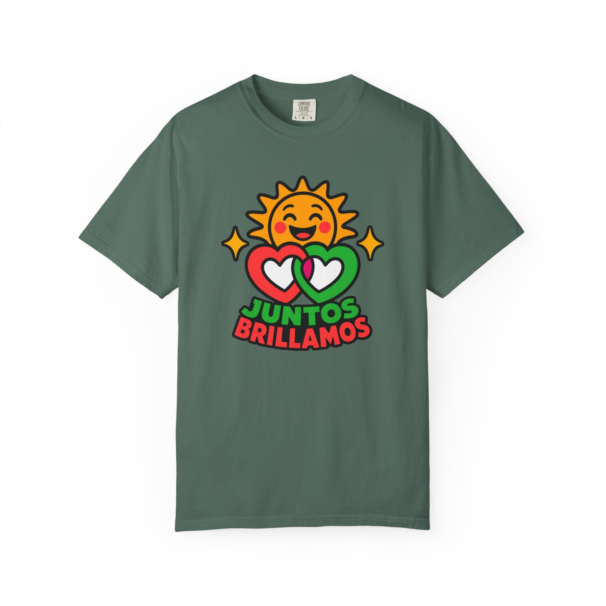 Juntos Brillamos Latino Heritage Heavyweight Tee ☀️❤️