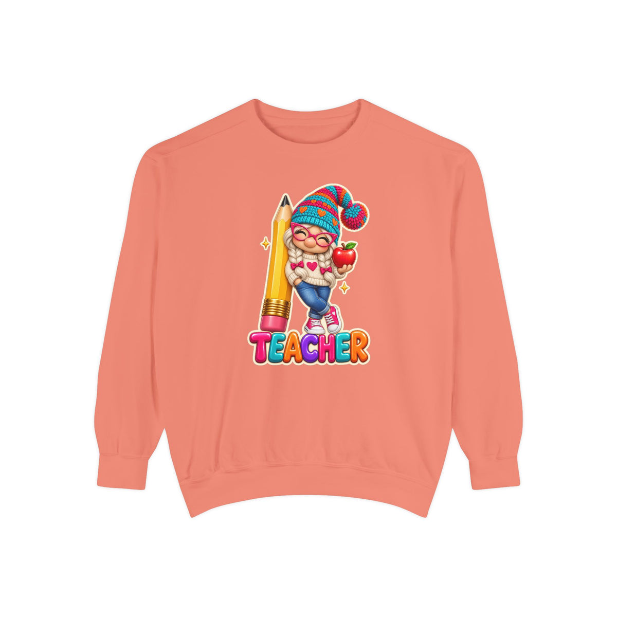 Gnome Teacher Classroom Christmas Holiday Sweatshirt