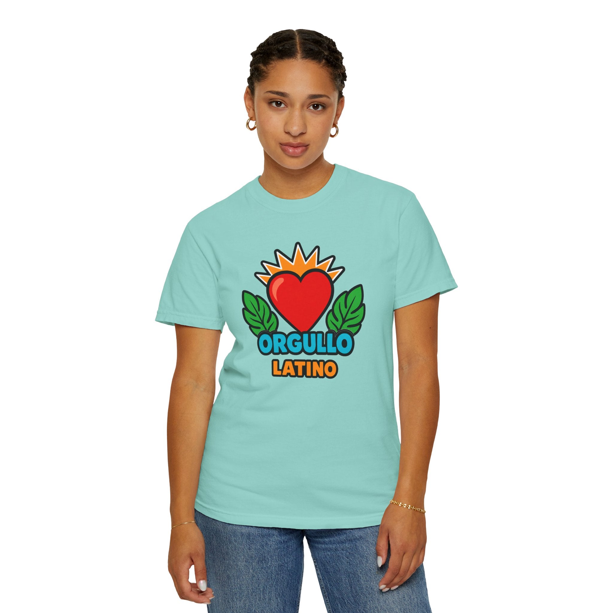 Orgullo Latino Heritage Heavyweight Tee ❤️🌿