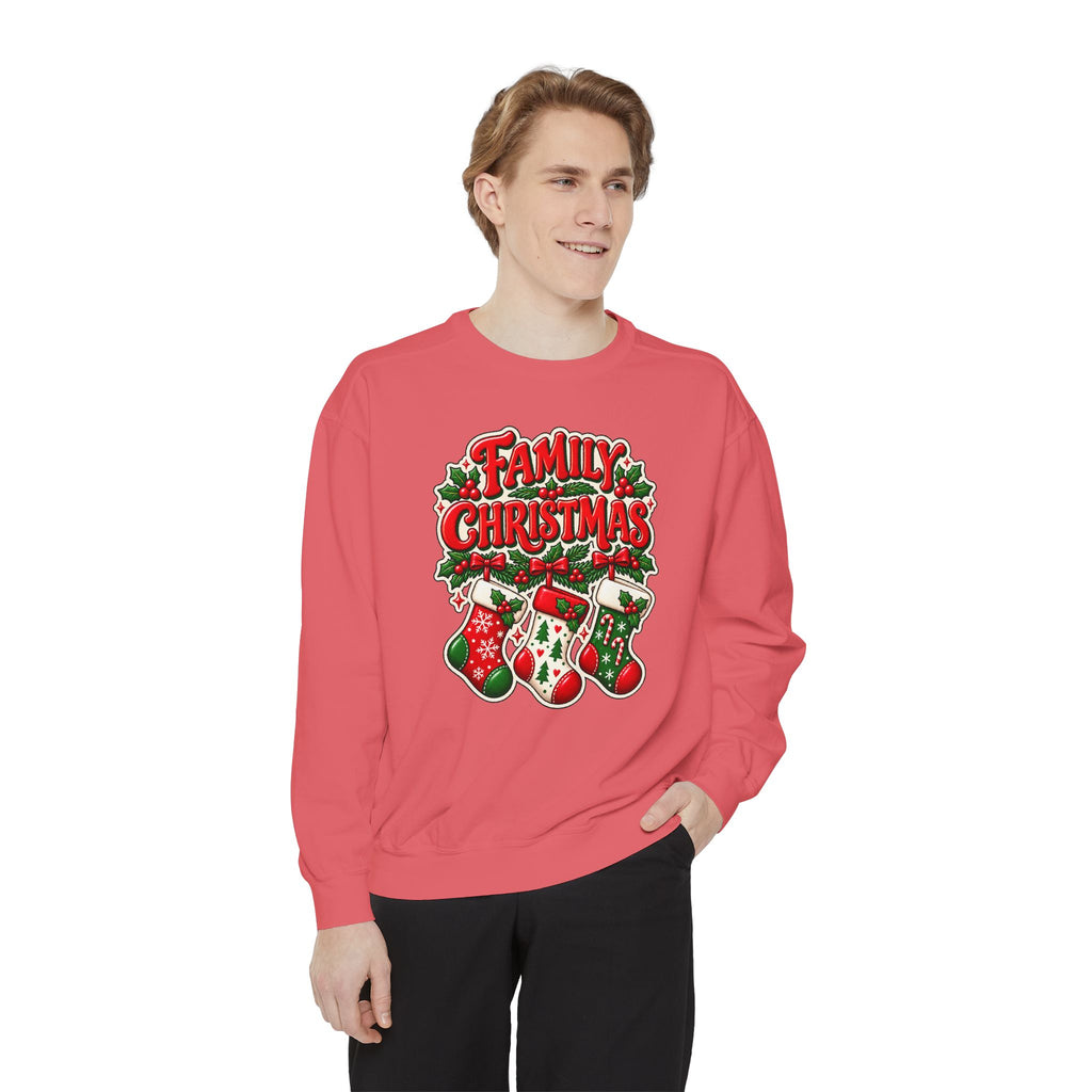 Family Christmas Stocking Holiday Sweatshirt
