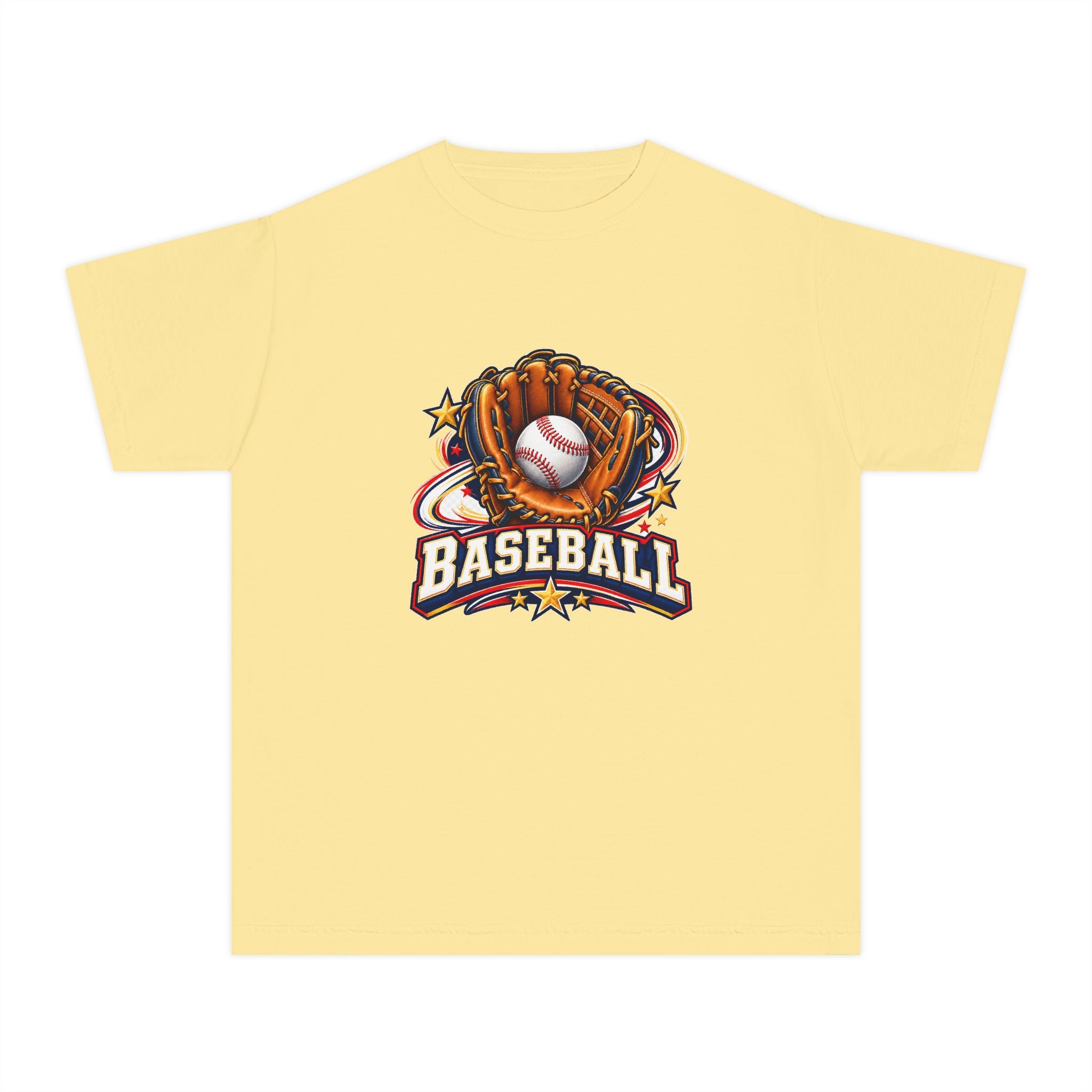 Vintage Baseball Glove Youth Comfort Colors® Tee ⚾
