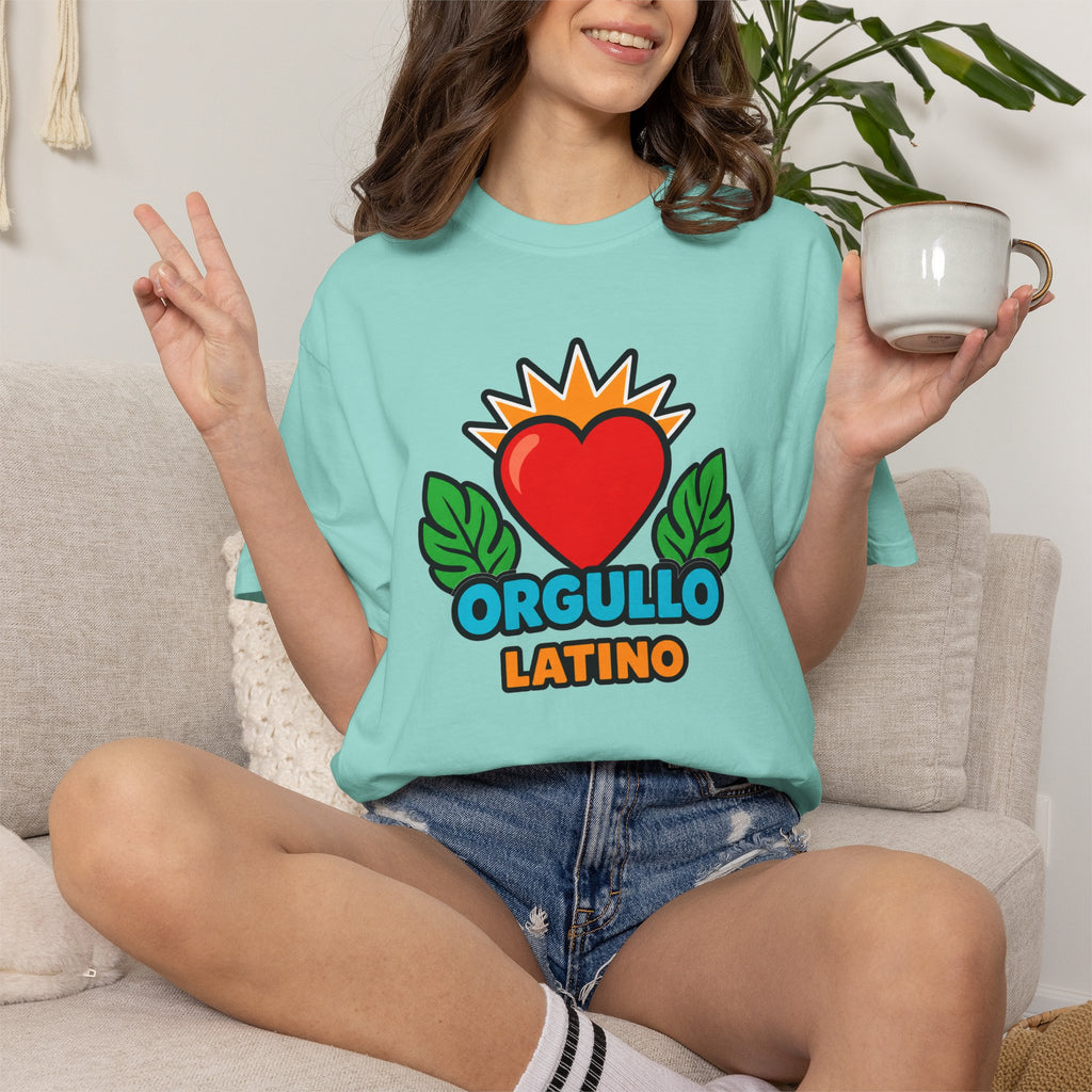 Orgullo Latino Heritage Heavyweight Tee ❤️🌿