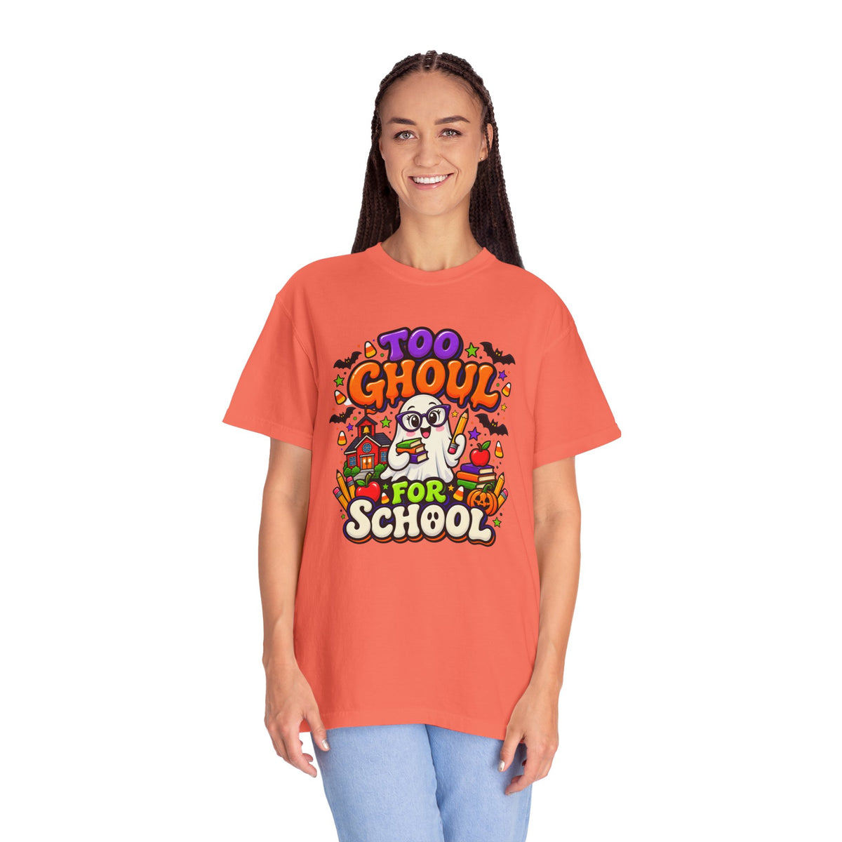 Too Ghoul for School T-Shirt — Cute Halloween Ghost Back-to-School Tee