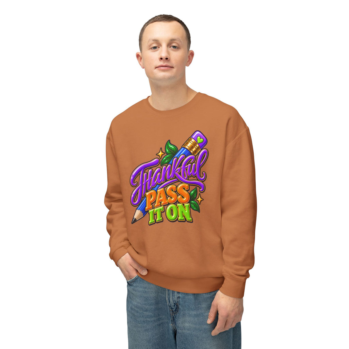 Thankful "Pass It On" Crewneck Sweatshirt