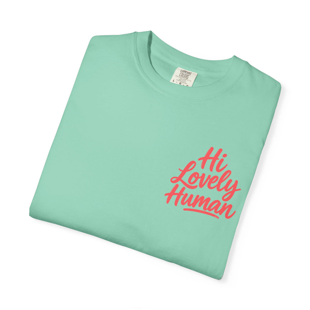 Hi Lovely Human Navy Garment-Dyed Comfort Colors® T-Shirt