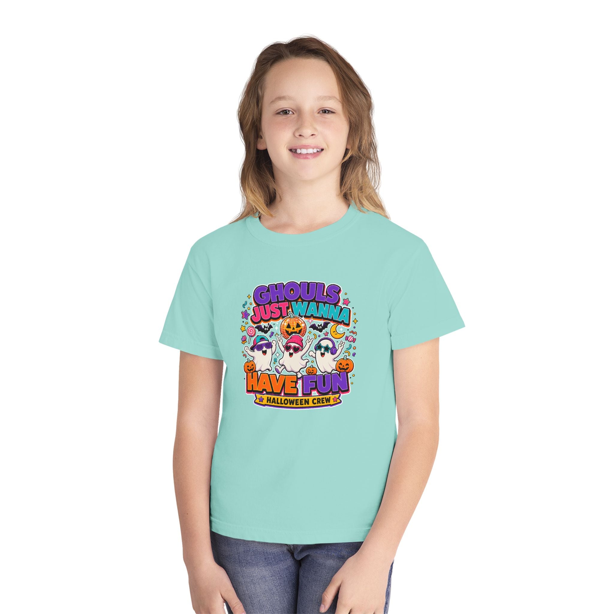 Ghouls Just Wanna Have Fun Youth Halloween Tee 🎃👻