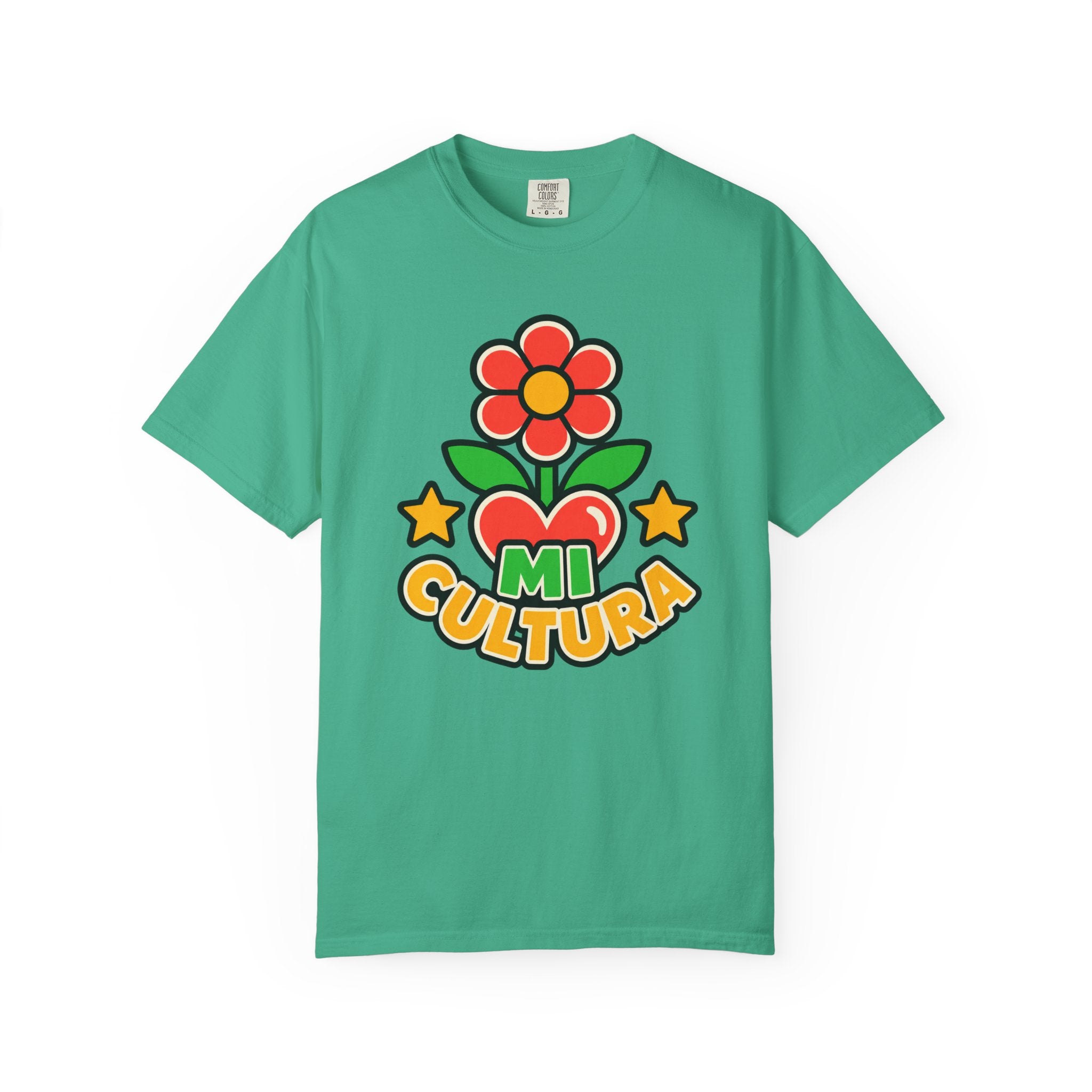 Mi Cultura Latino Heritage Heavyweight Tee 🌺❤️