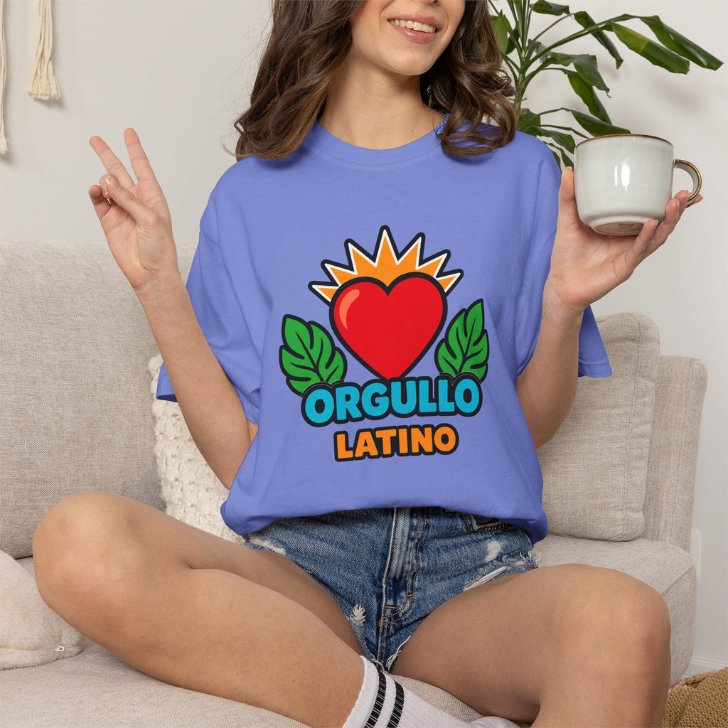 Orgullo Latino Heritage Heavyweight Tee ❤️🌿