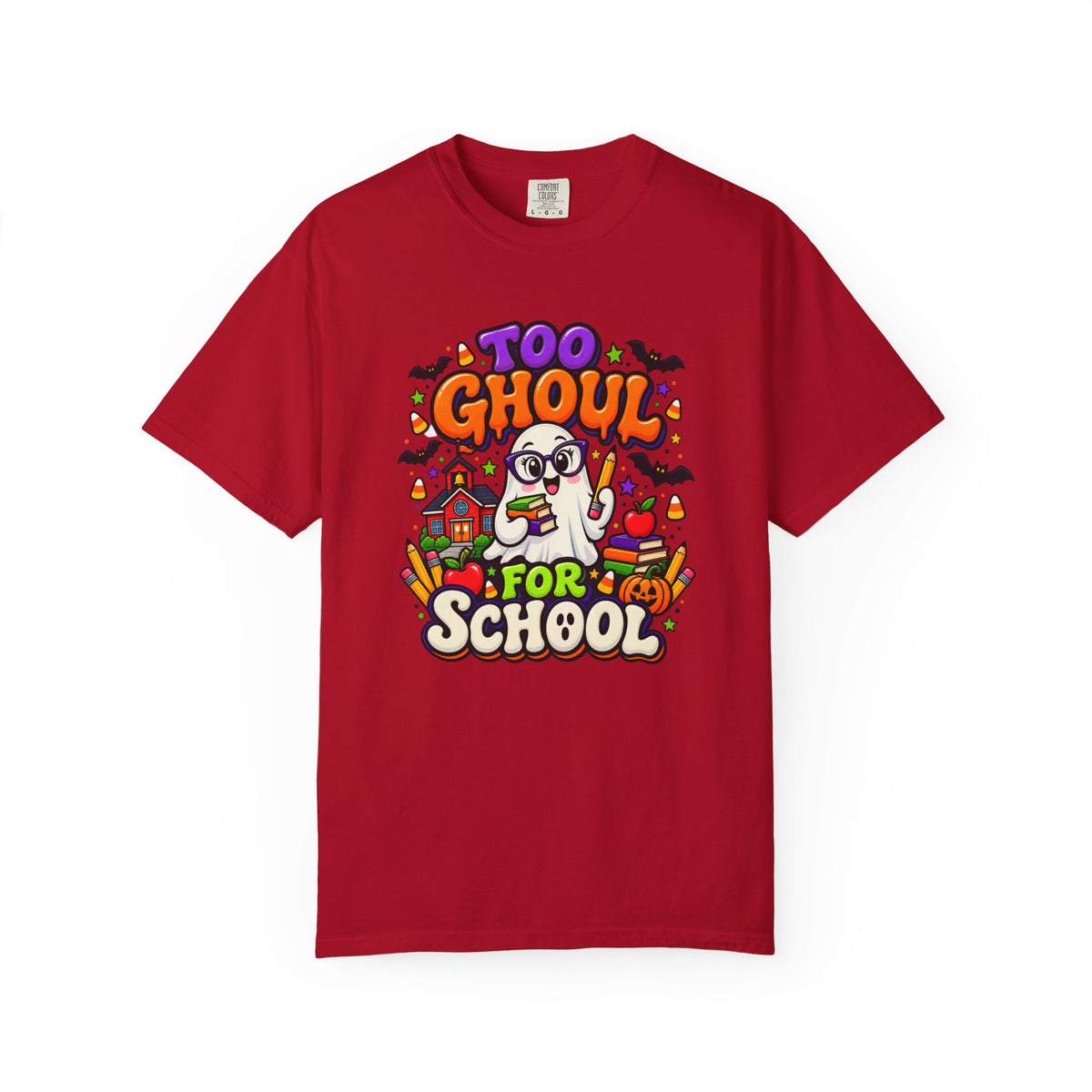 Too Ghoul for School T-Shirt — Cute Halloween Ghost Back-to-School Tee