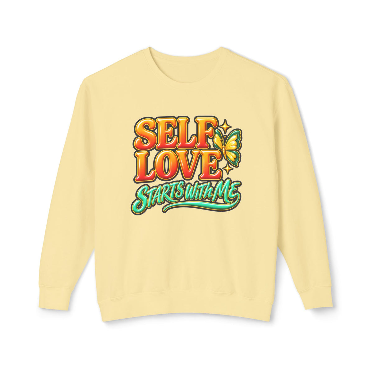 Self Love Starts With Me Crewneck Sweatshirt