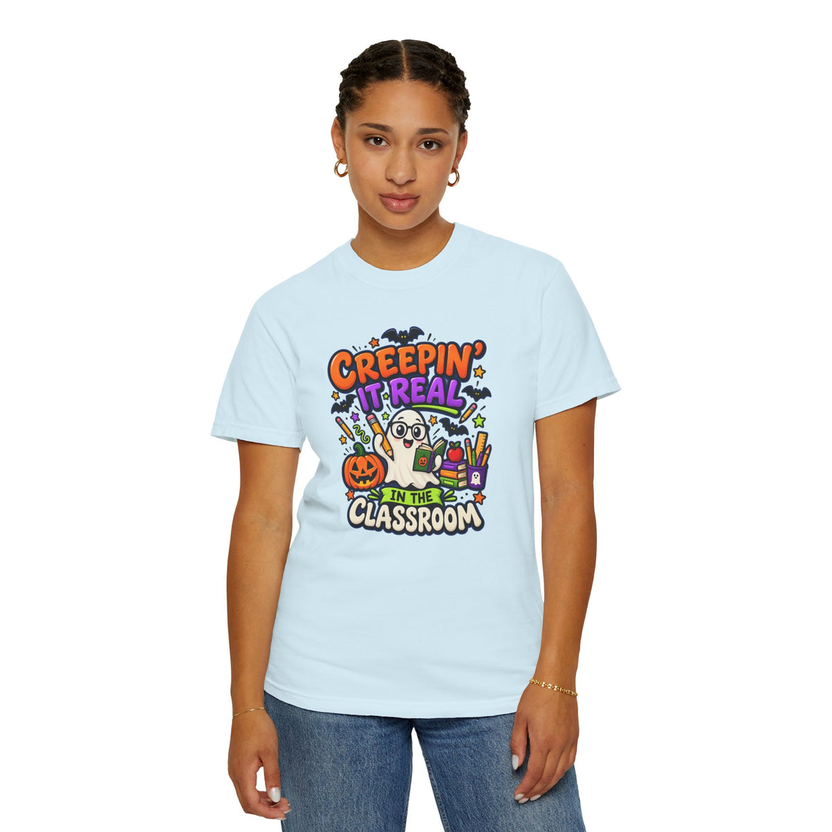 Creepin' It Real in the Classroom Halloween T-Shirt