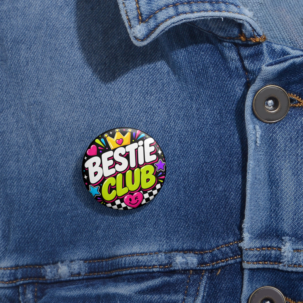 "Bestie Club"  Cute Friendship Badge