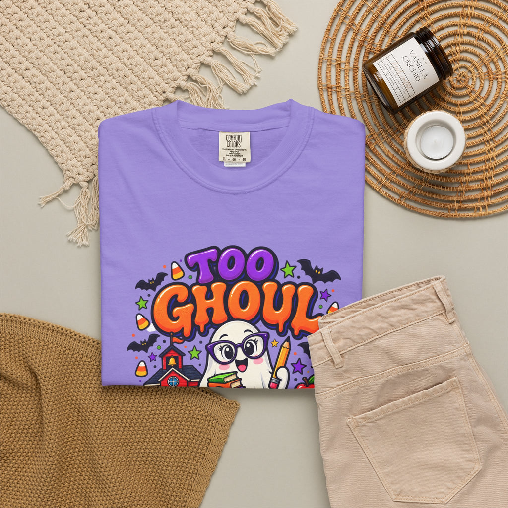 Too Ghoul for School T-Shirt — Cute Halloween Ghost Back-to-School Tee