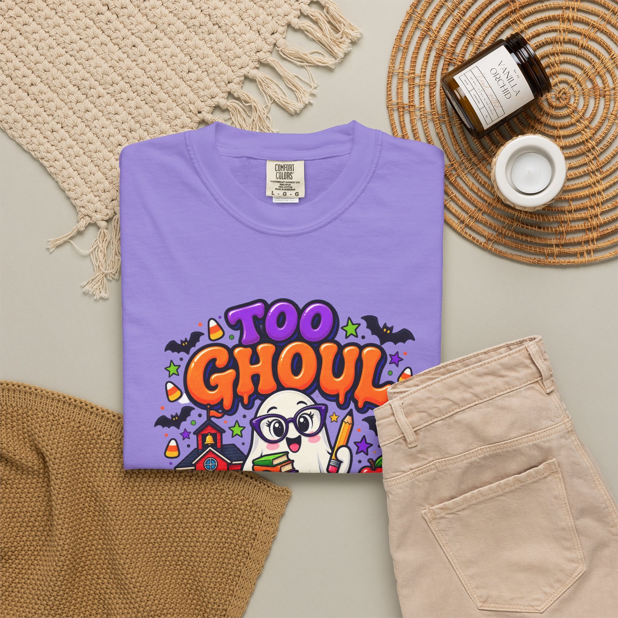 Too Ghoul for School T-Shirt — Cute Halloween Ghost Back-to-School Tee