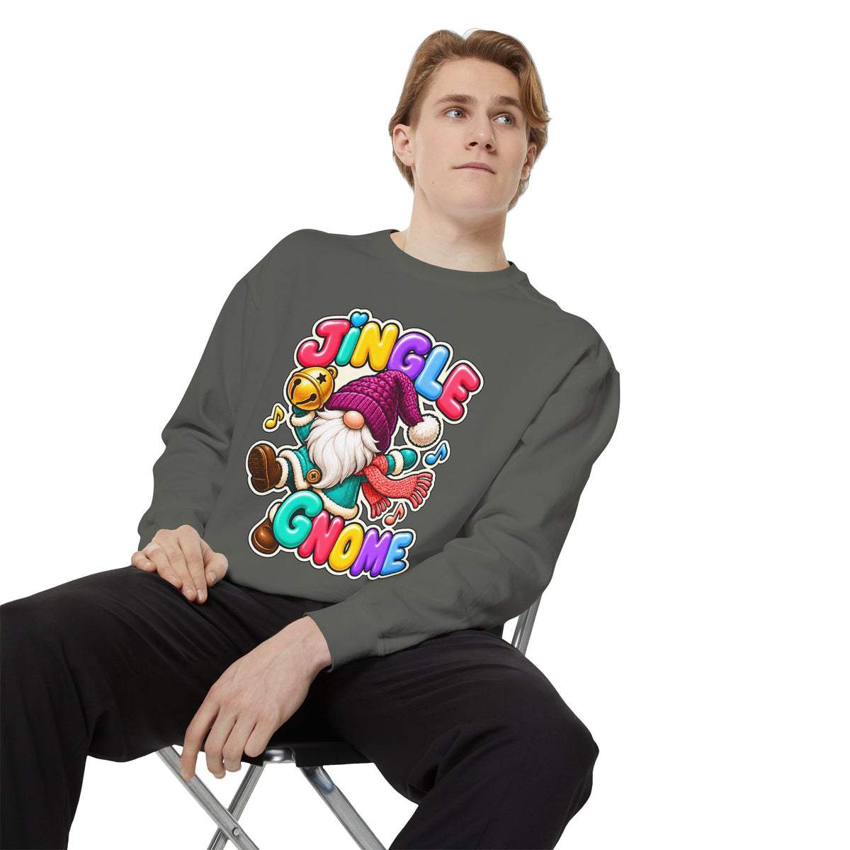 Jingle Gnome Christmas Sweatshirt 🔔🎶🧙‍♂️